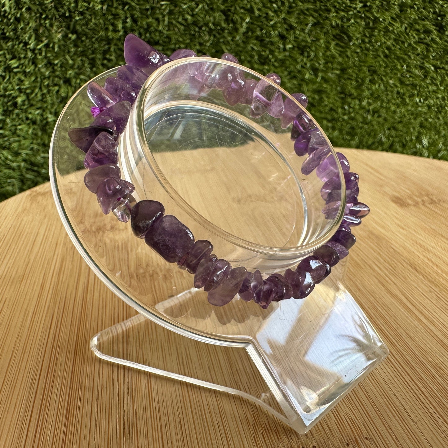 Amethyst Serenity Chip Bracelet – Peace, Calmness, Wisdom & Emotional Healing