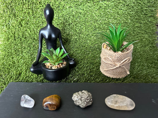 Money and Prosperity Crystal Kit in Organza Bag