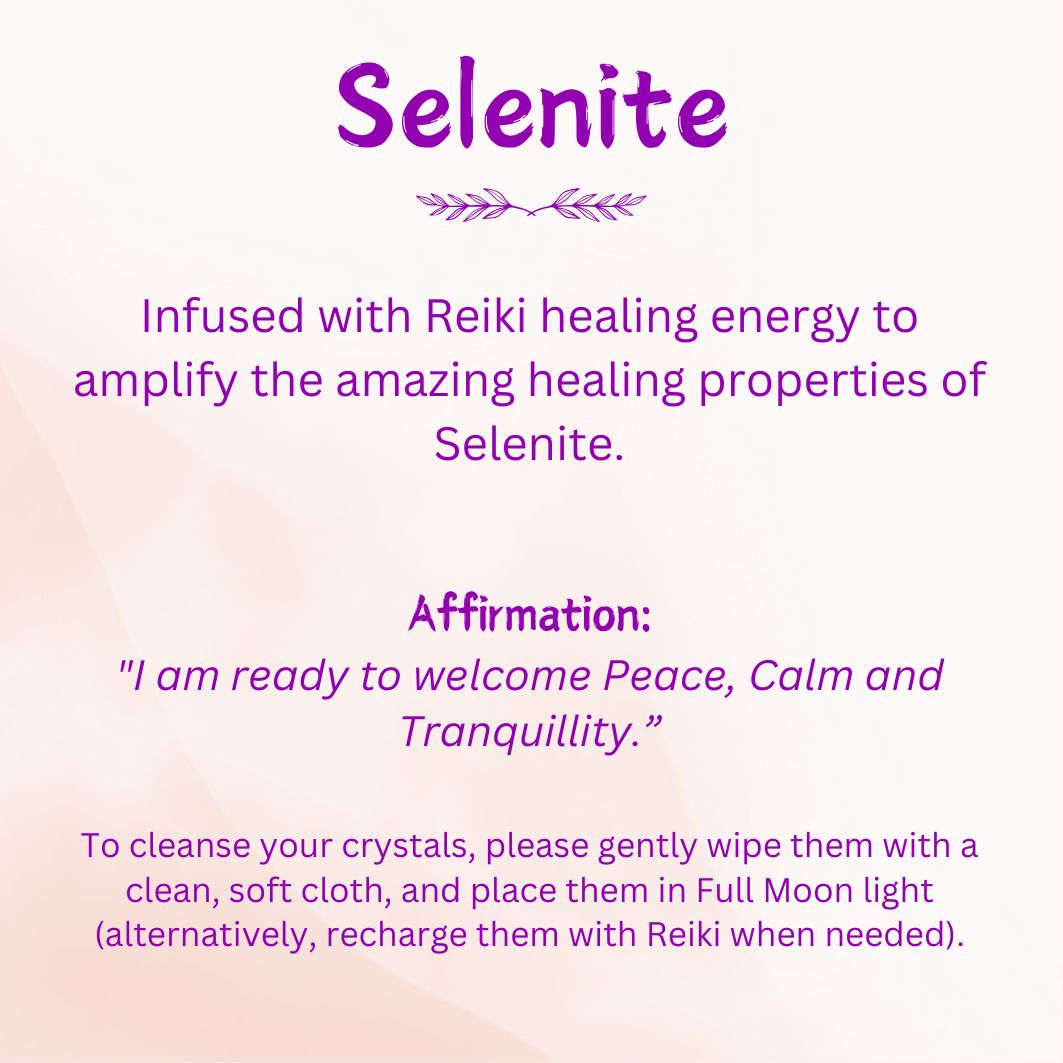 Medium Selenite Sphere: Calm and Tranquillity