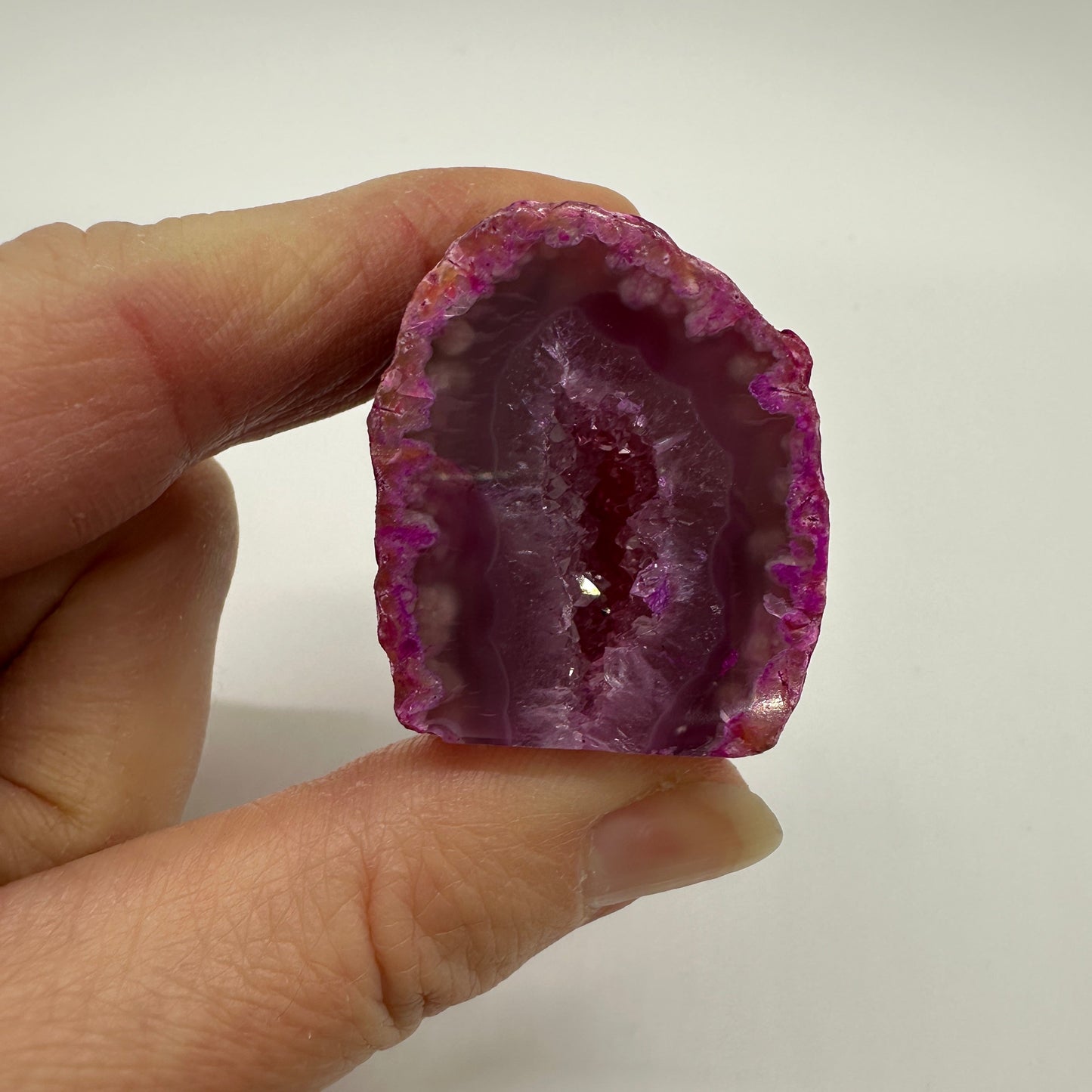 Enchanting Pink Agate Geodes
